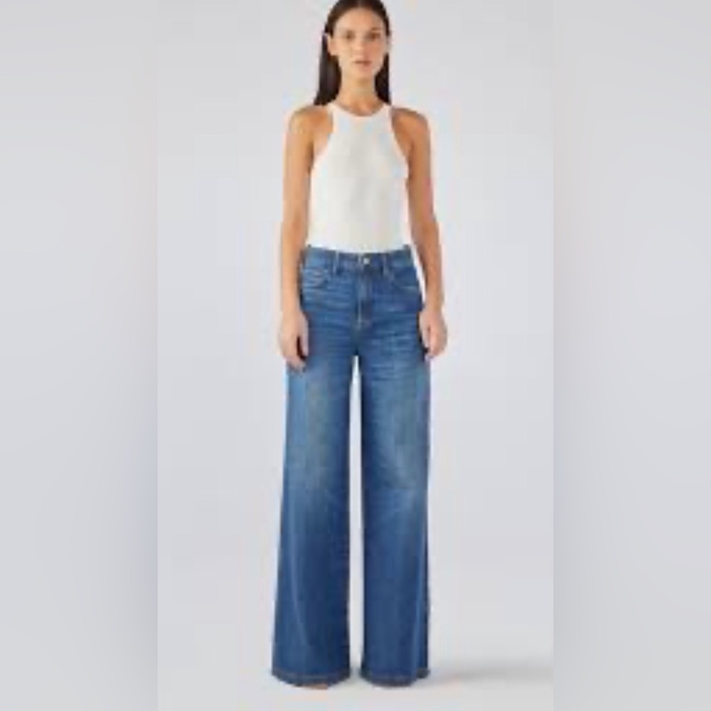 Triarchy Ms. Fonda High Rise‎ Wide Leg Jeans Size 25